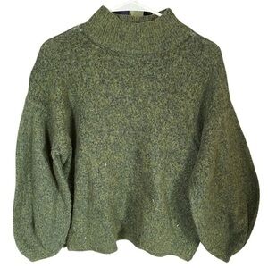 H&M BALLOON-SLEEVED KNIT SWEATER